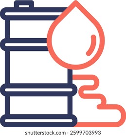 Dippel Oil Icon Element For Design And Vector