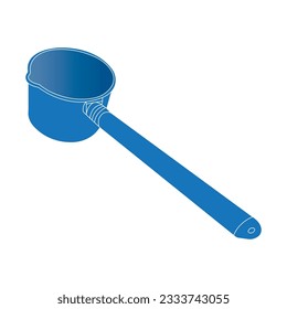 Vektorgrafik-Vektorgrafik-Design des Dicksymbol