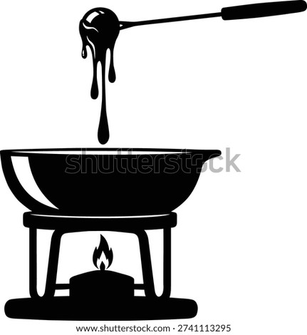 Dipping fruit in chocolate, sweet dessert, warm treat, romantic dinner