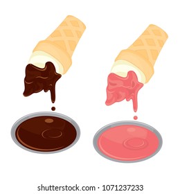 Dipping Ice cream