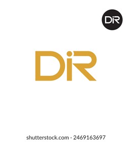 DIR Logo Letter Monogram Design