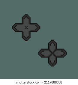 direct button in pixel art style
