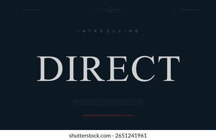 Direct calligraphy alphabet small lettering a to z font family