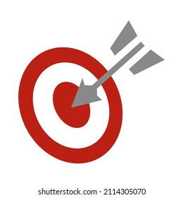 Símbolo de icono directo aislado en fondo blanco