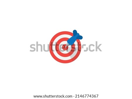 Direct Hit Vector Isolated Emoticon. Direct Hit Icon