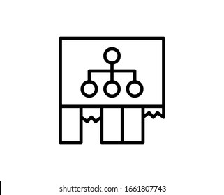 Icono de línea directa. Símbolo vectorial en estilo plano y moderno sobre fondo blanco. Canto de negocios para el diseño.