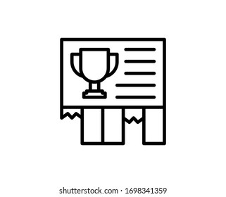 Direct line icon. Vector symbol in trendy flat style on white background. Business sing for design.