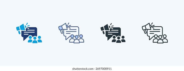 Direct Marketing Multiple Style Icon Collection