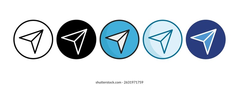 Direct Message Icon Set Multiple Style Collection