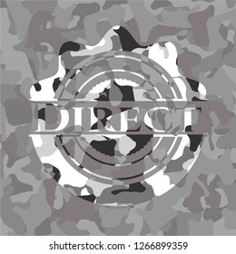 Direct on grey camo pattern