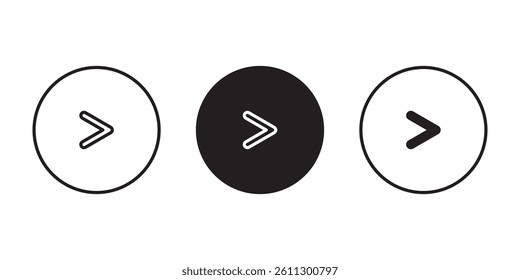 Direct right icon with clean, modern design. Ideal for navigation, UI or UX interfaces, maps, and directional signage. High-quality vector, fully scalable and easy to customize.