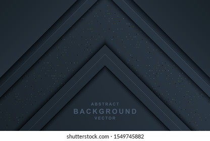 	
Direction of abstract gray arrow shadows. abstract on the black background of futuristic modern design