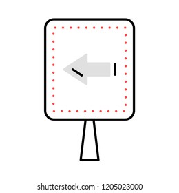 direction   arrow  board 