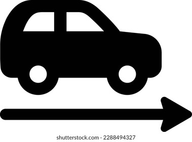 direction arrow destination car address 27226