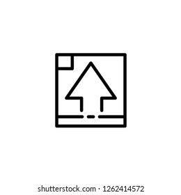 Direction Up Arrow Icon , App User Interface Essential