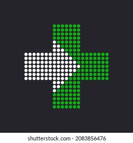 Direction arrow icon set. Crossroad arrow. Vector EPS 10. Isolated on white background.