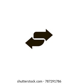 direction arrow icon. sign design