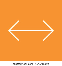 Direction, arrow icon, stock vector illustration, EPS10.