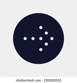 direction arrow icon, vector illustration. arrow
