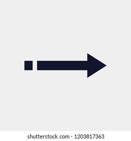 direction arrow icon, vector illustration. arrow
