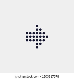 direction arrow icon, vector illustration. arrow