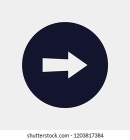 direction arrow icon, vector illustration. arrow