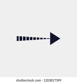 direction arrow icon, vector illustration. arrow