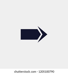 direction arrow icon, vector illustration. arrow