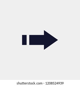 direction arrow icon, vector illustration. arrow