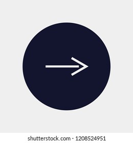 direction arrow icon, vector illustration. arrow