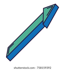 direction arrow isolated icon