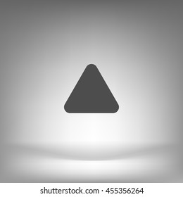 Direction arrow up stock vector icon illustration