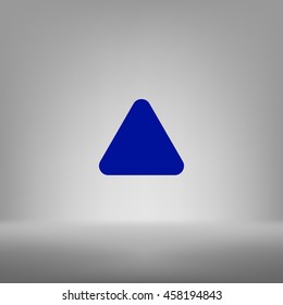 Direction arrow up stock vector icon illustration