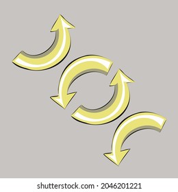 Flechas de dirección. Imágenes luminosas y con contorno. Juego de flechas para sitios y juegos. Etiquetas de etiquetas de etiquetas conjunto colección, marco, etiqueta adhesiva, etiqueta de precio. Objetos vectoriales aislados.