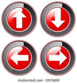 DIRECTION ARROWS - Buttons