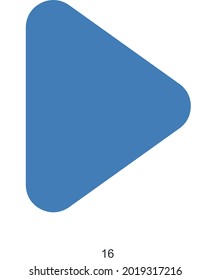 Direction or Arrows or Play Icon Concept