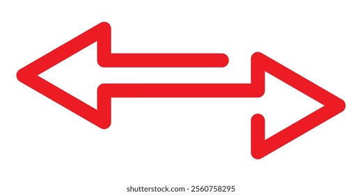 Direction arrows for transfer icon set, sync, migration data color editable