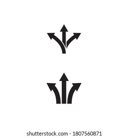 direction arrows vector icon illustration design template