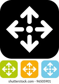 Direction arrows - Vector icon isolated