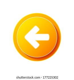 Direction back arrow icon | button