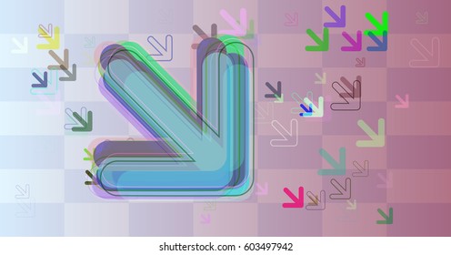 direction background template