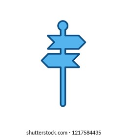Direction board icon design vector