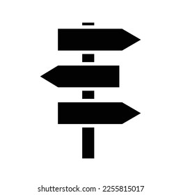 Direction Board icon vector image. Can also be used for Physical Fitness. Suitable for mobile apps, web apps and print media.