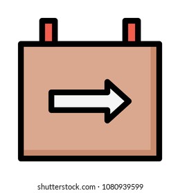  direction board sign 