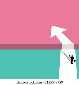 Direction change warning, space to write. Vector.