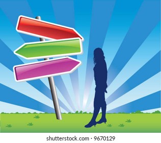 direction choice - vector