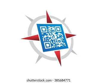 direction compass code image icon