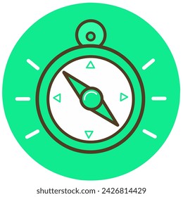Direction compass navigation stock illustration