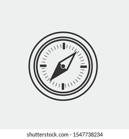 direction compass north south west east vector icon flat isolated sign