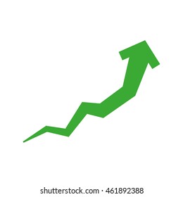 Direction concept represented by arrow icon. Isolated and flat illustration